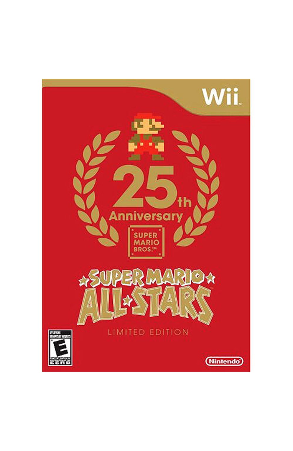 Nintendo Wii 25th Anniversary Super Mario All Stars Limited Edition 