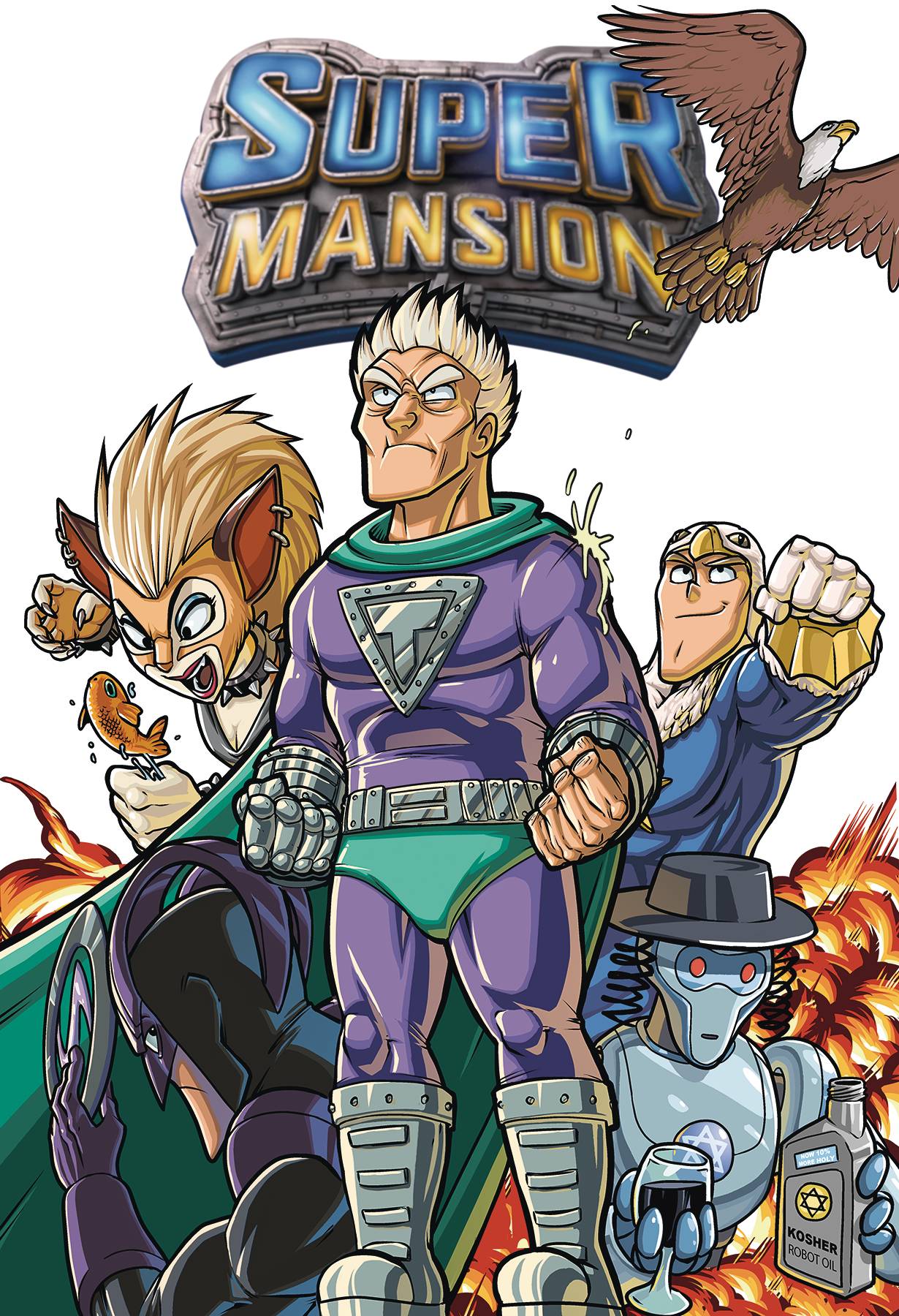 Supermansion Graphic Novel (Mature)