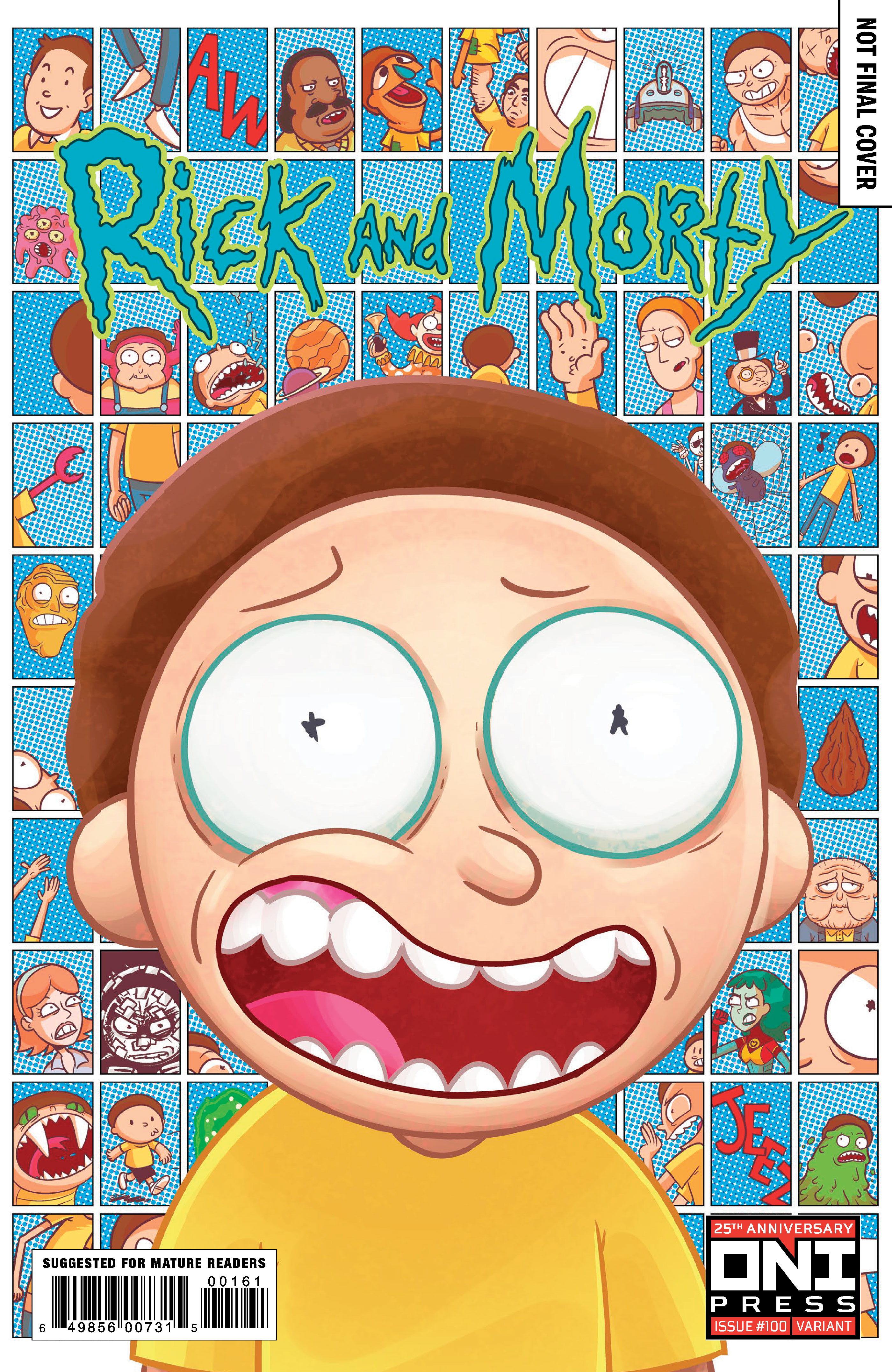 Rick and Morty #100 Cover F Fred Stresing Variant (2015)