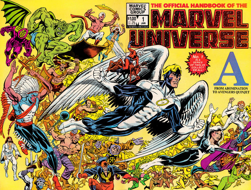 The Official Handbook of The Marvel Universe #1-Very Fine