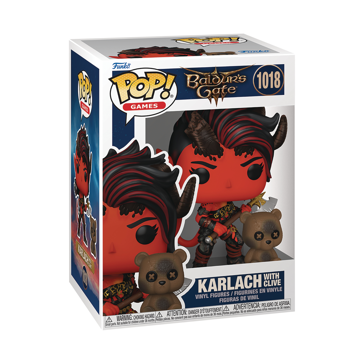 Pop Games Baldurs Gate Karlach & Clive Vinyl Figure