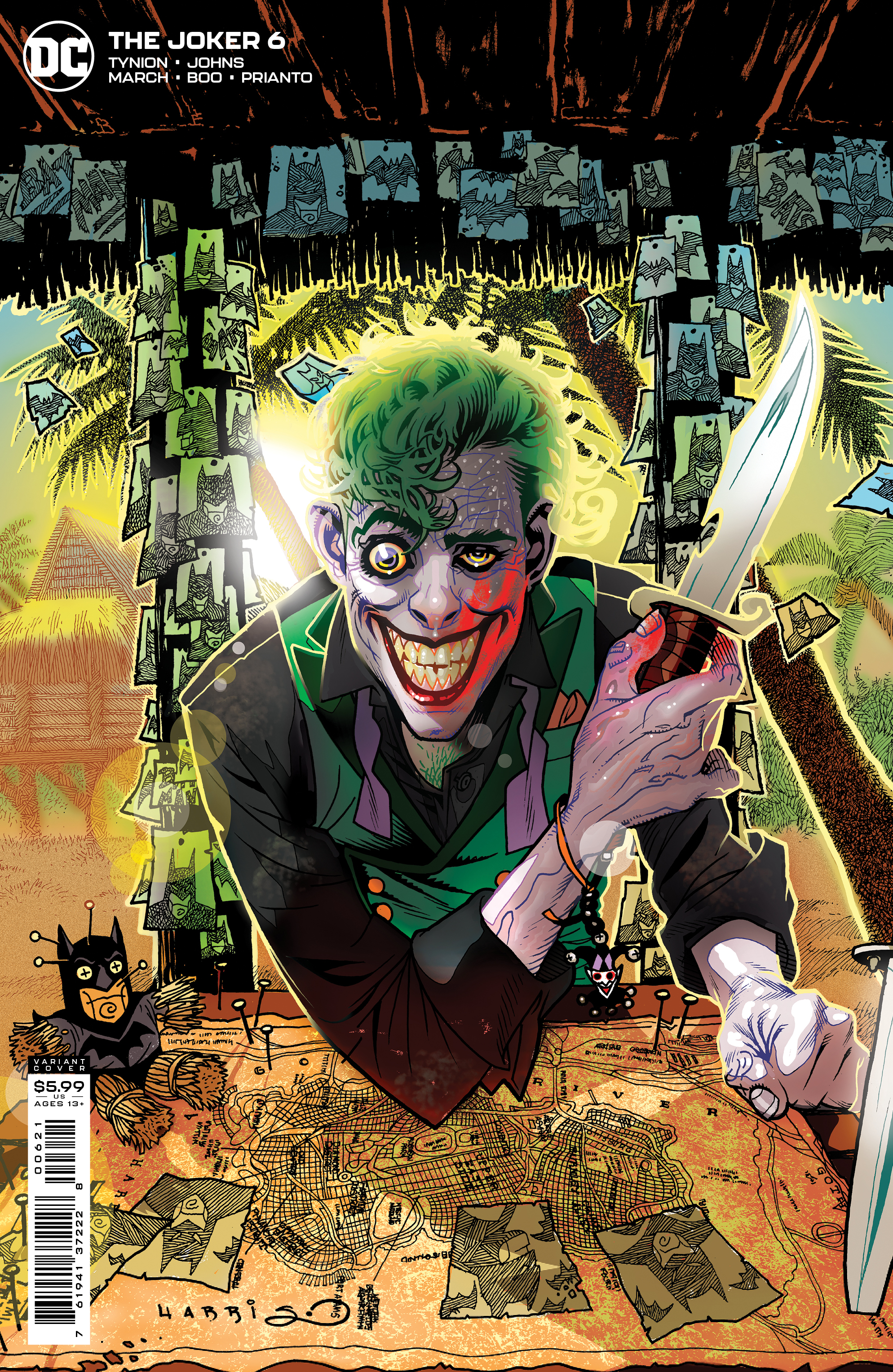 Joker #6 Cover B Tony Harris Variant