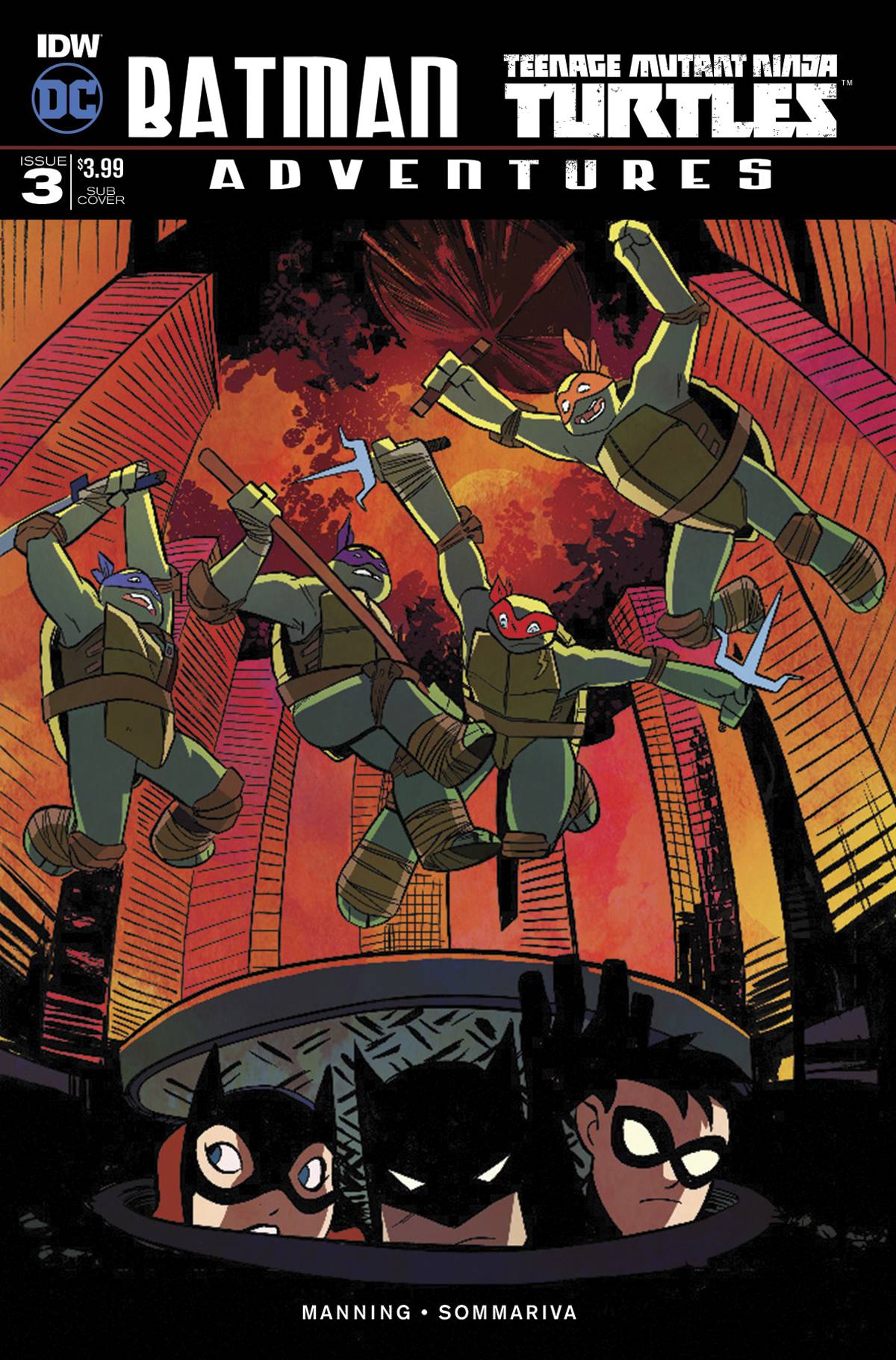 Batman Teenage Mutant Ninja Turtles Adventures #3 Subscription Variant