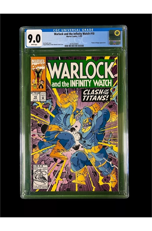 Warlock And The Infinity Watch #10 Cgc 9.0 Marvel Comics 1992