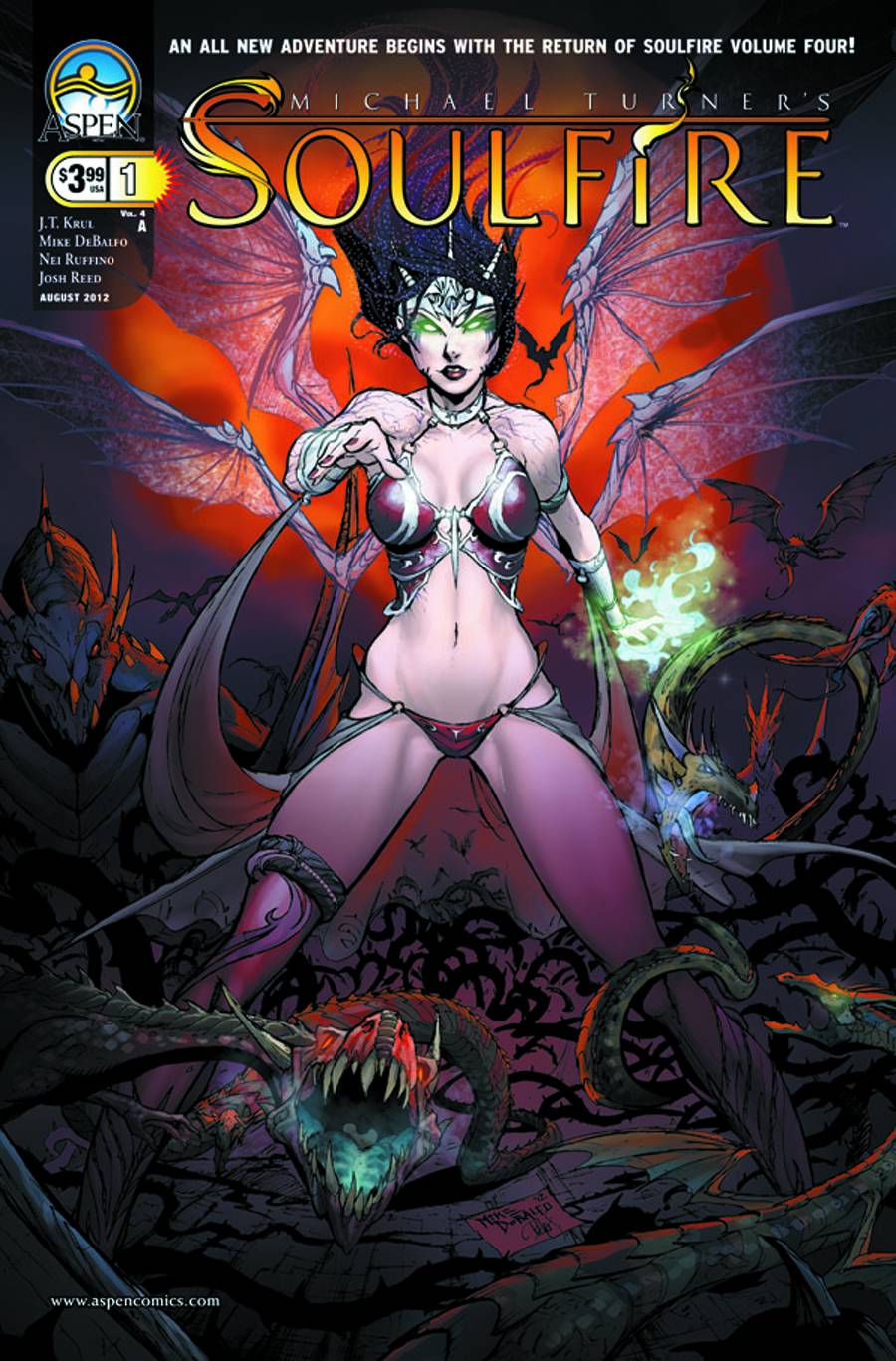 Soulfire Volume 4 #1 Cover A Debalfo