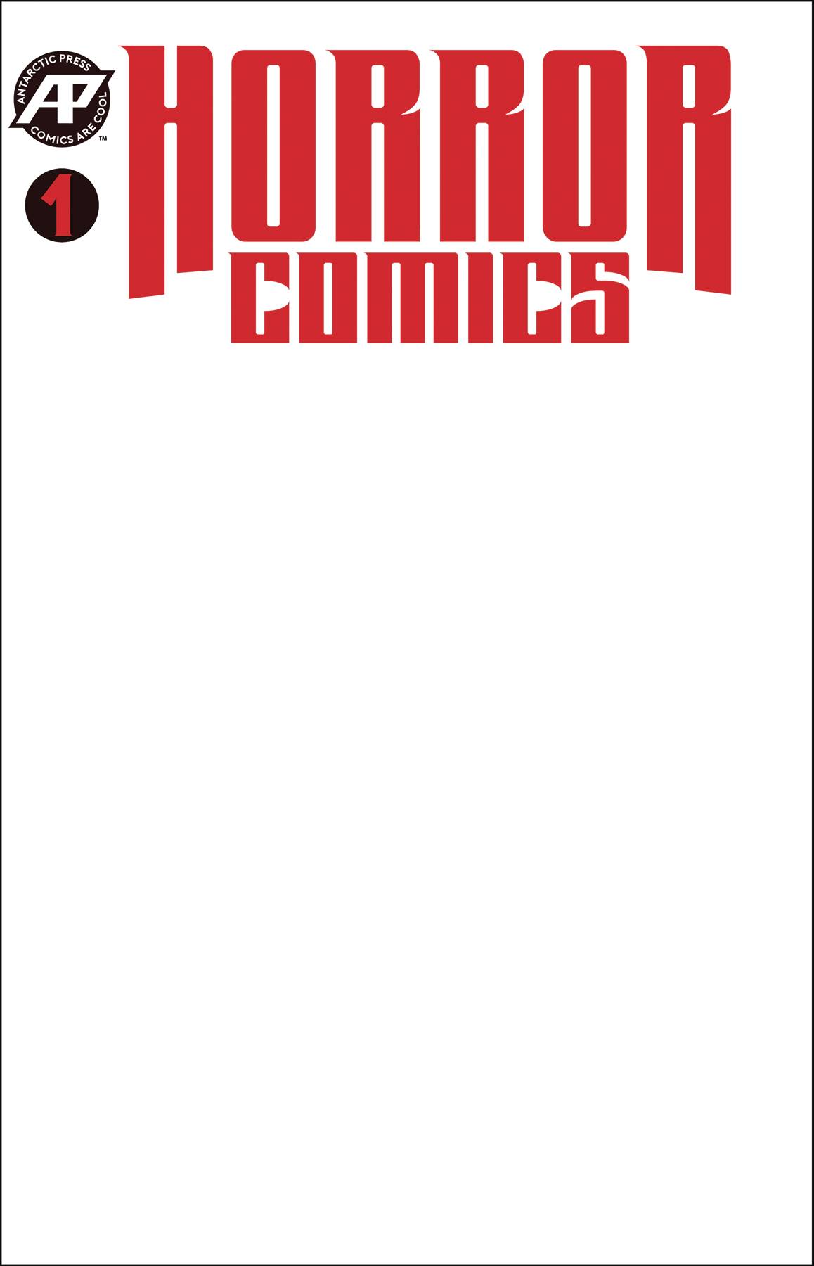 Horror Comics #1 Blank Sketch Variant Cover