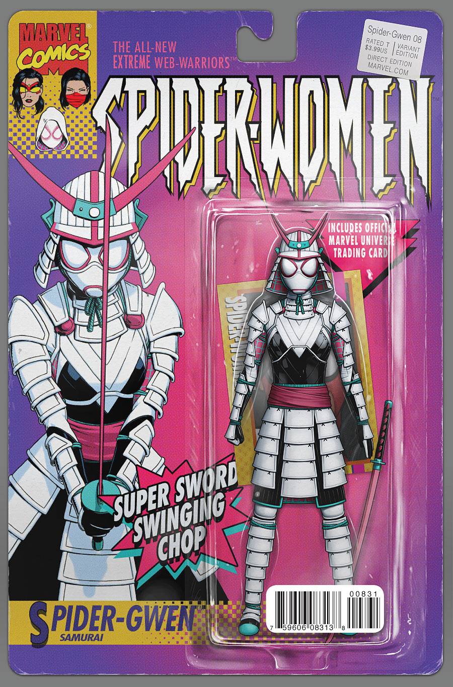 Spider-Gwen #8 Christopher Action Figure Variant (2015)