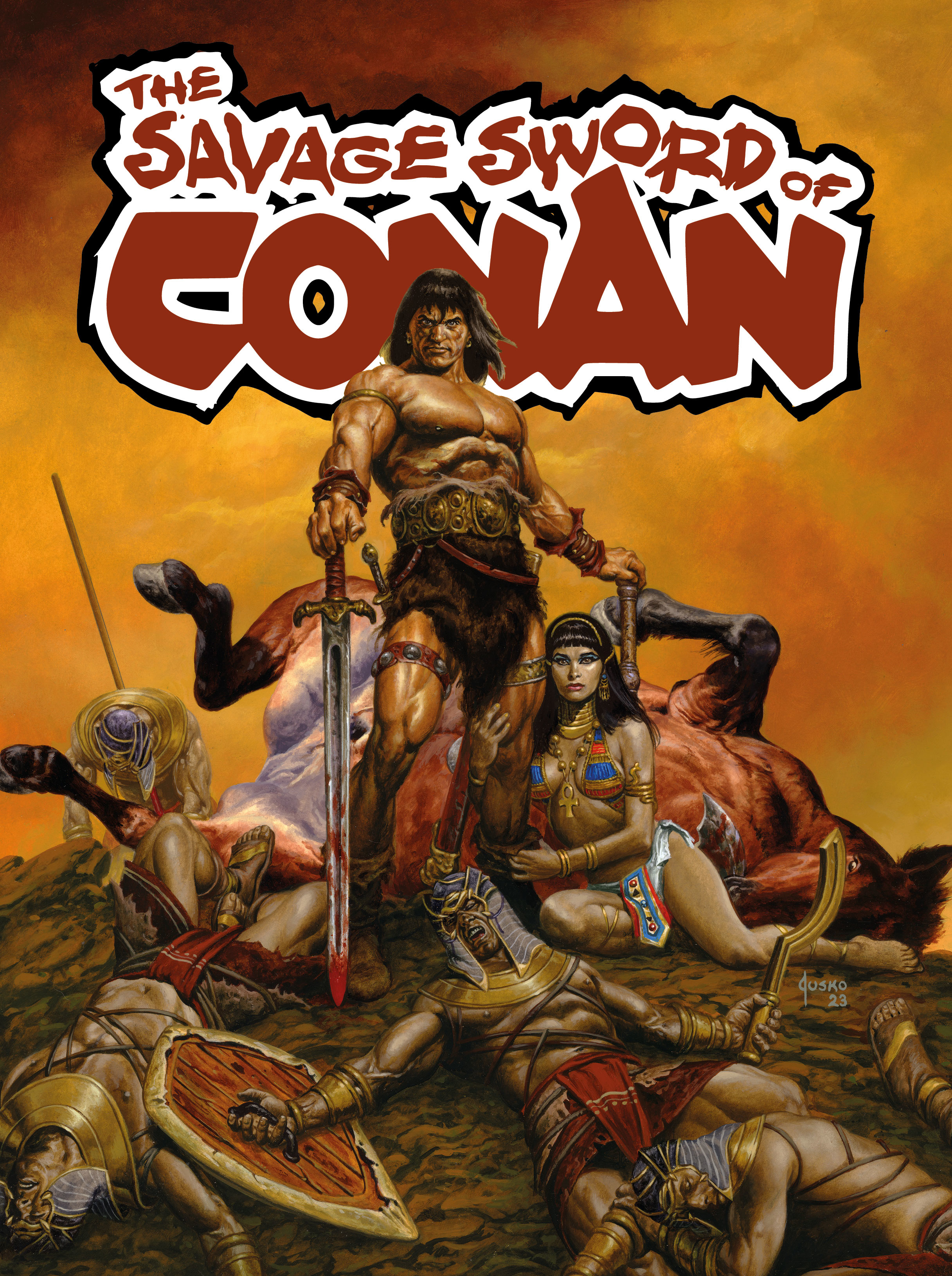 Savage Sword of Conan #1 San Diego Comiccon Exclusive Foil Jusko (Of 6)