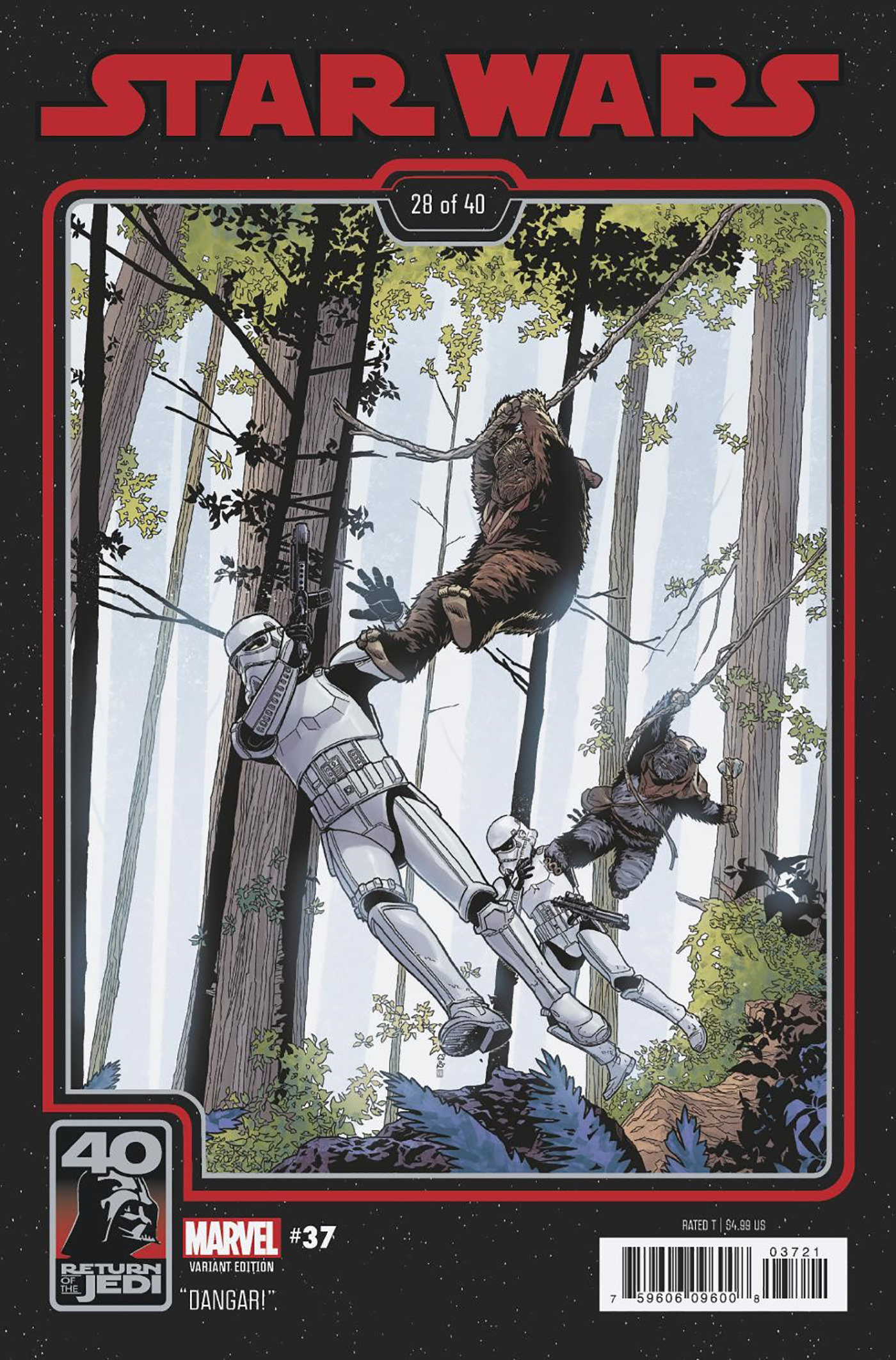 Star Wars #37 Chris Sprouse Return of the Jedi 40th Anniversary Variant (Dark Droids)