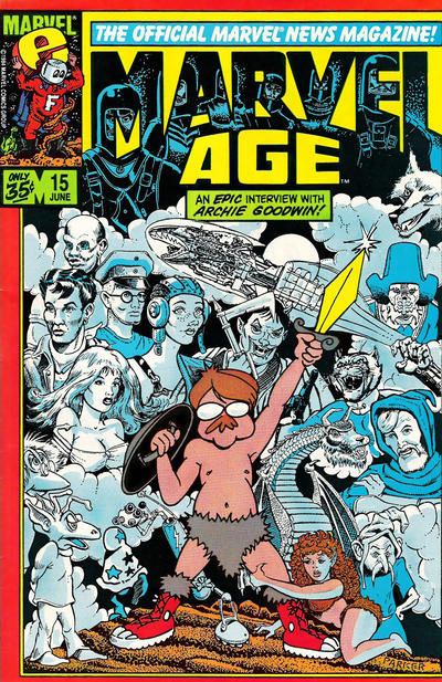 Marvel Age #15-Fine (5.5 – 7)