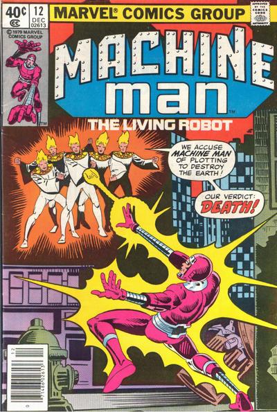 Machine Man #12 [Newsstand]-Near Mint (9.2 - 9.8)