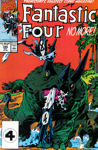 Fantastic Four #345 [Direct]-Fine (5.5 – 7)