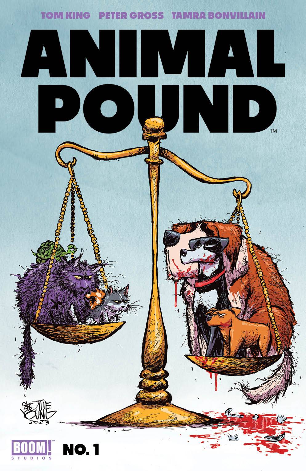 Animal Pound #1 Cover G Skottie Young Last Call Reveal Variant (Mature) (Of 4)