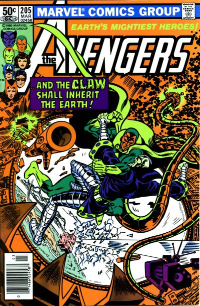 The Avengers #205 [Newsstand] - Vf+ 8.5