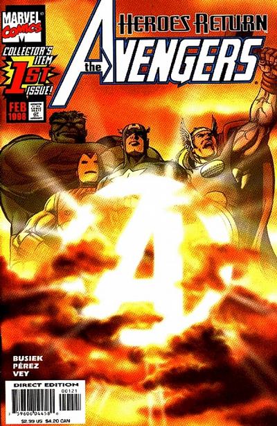 Avengers #1 [Sunburst Direct Edition]-Fine (5.5 – 7)