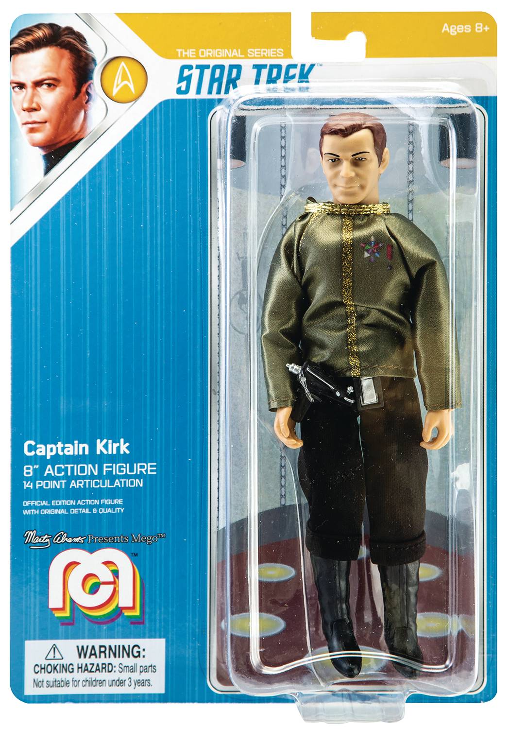 Mego Sci-Fi Wave 5 Star Trek Kirk Dress Uniform 8 Inch Action Figure