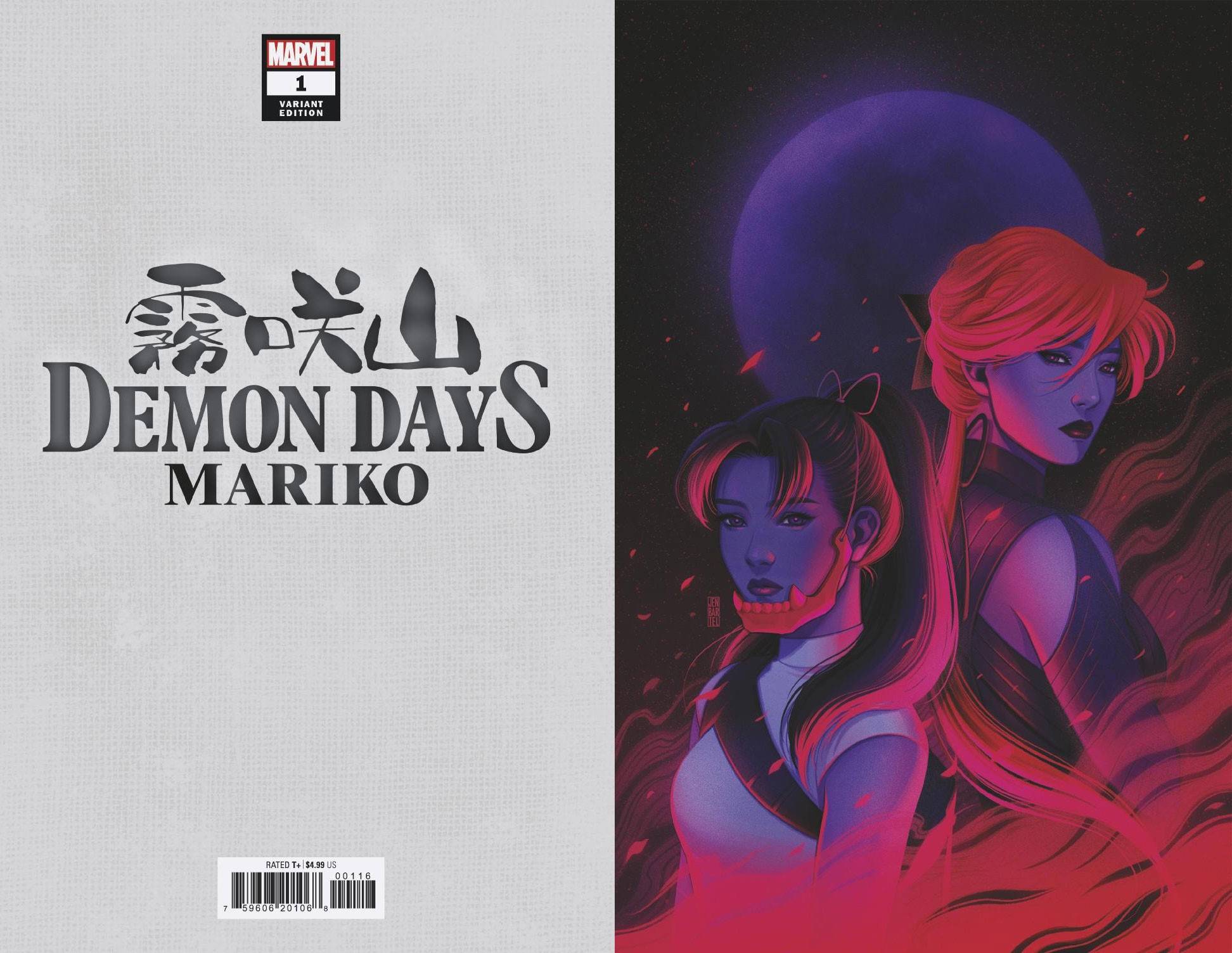 Demon Days Mariko #1 Bartel Virgin Variant