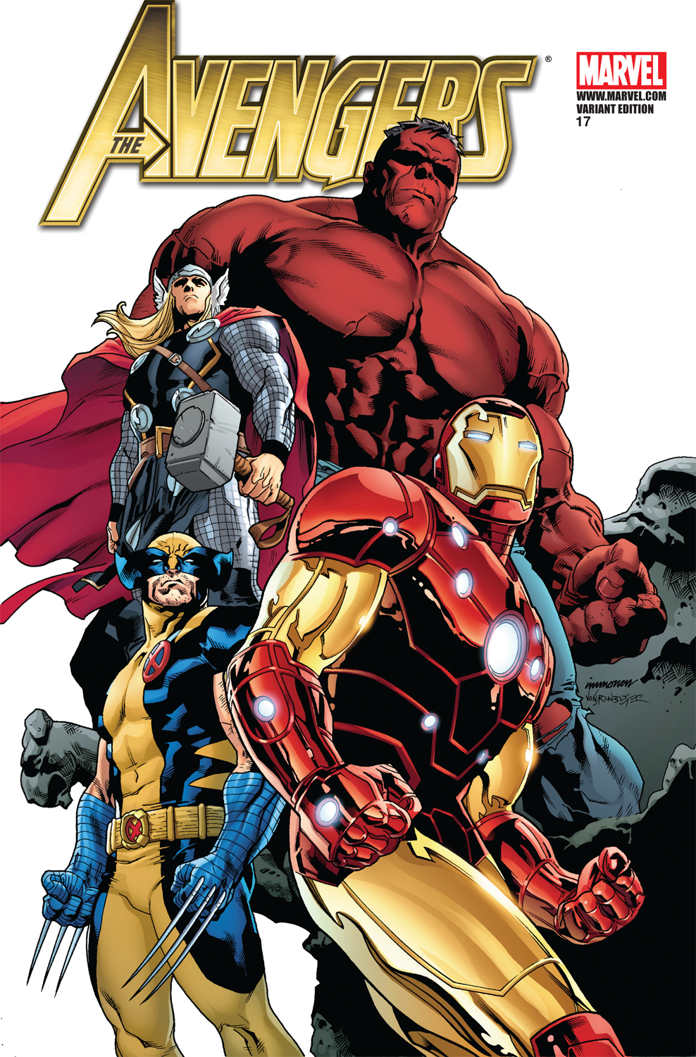 Avengers #17 (Architect Variant) (2010)