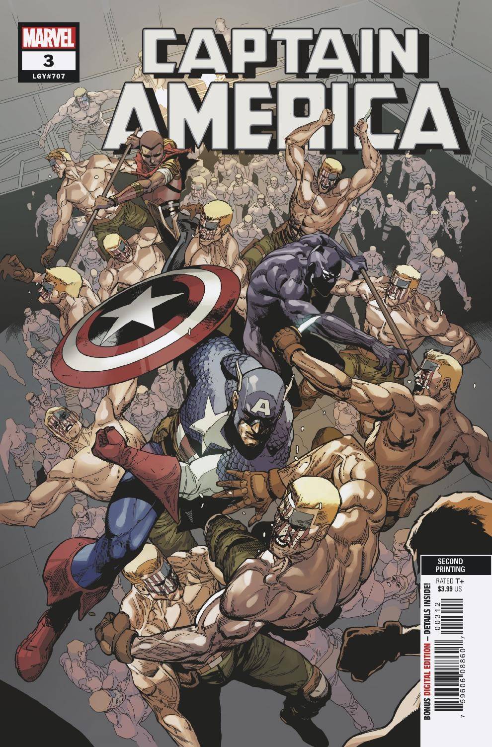 Captain America #3 2nd Printing Yu Variant (2018)