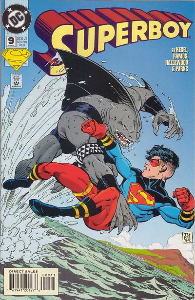 Superboy #9 [Direct Sales]-Very Fine (7.5 – 9) 1st Full Appearance of King Shark