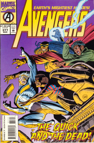 The Avengers #377 [Newsstand]-Fine (5.5 – 7)