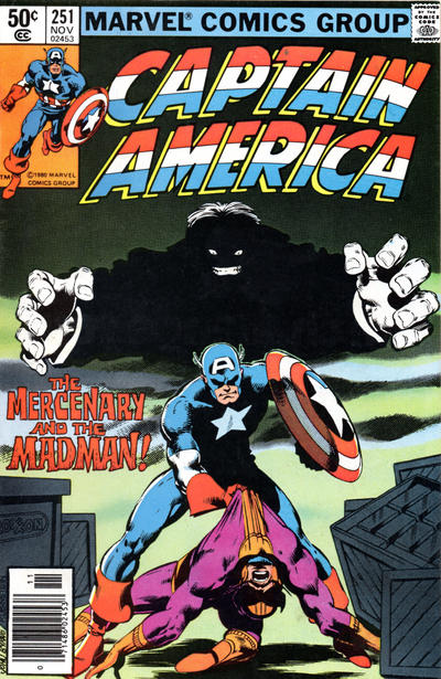 Captain America #251 [Newsstand]-Fine 