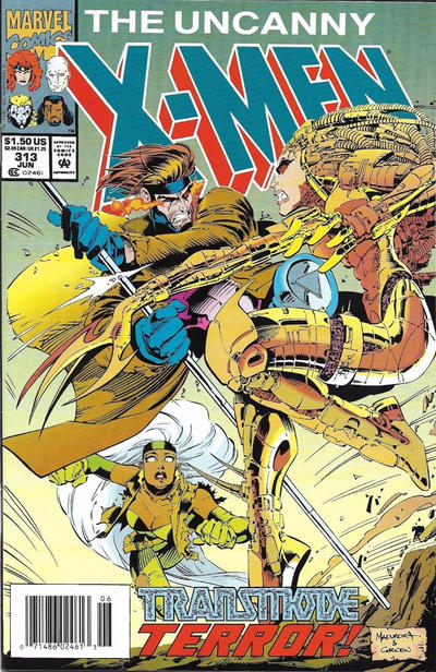 The Uncanny X-Men #313 [Newsstand] - Vf-