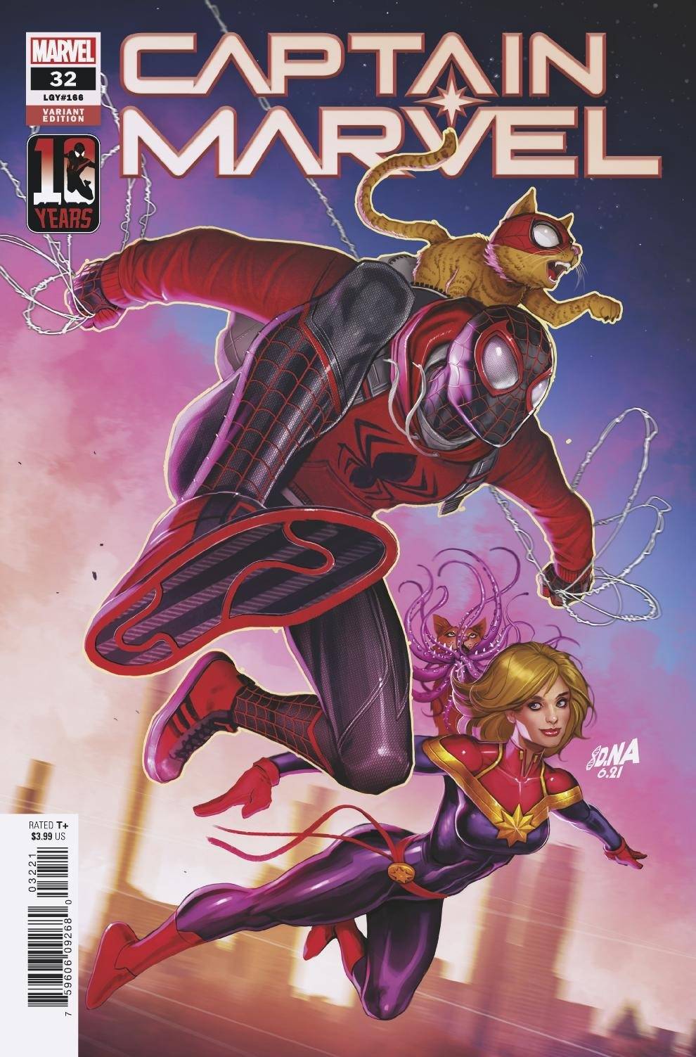 Captain Marvel #32 Nakayama Miles Morales 10th Anniversary Variant (2019)