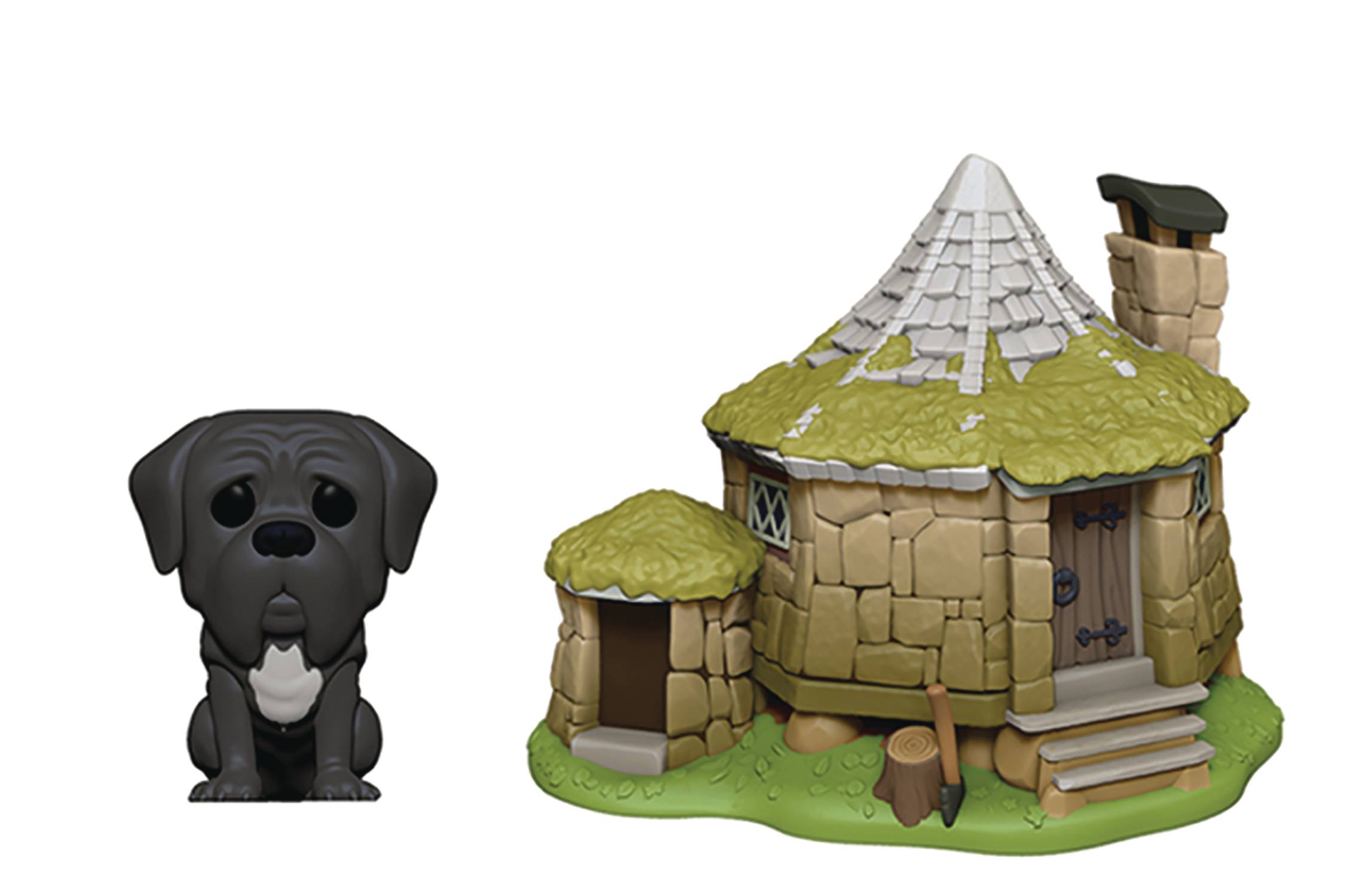 Pop Town Harry Potter Hagrids Hut W/fang Vinyl Figure