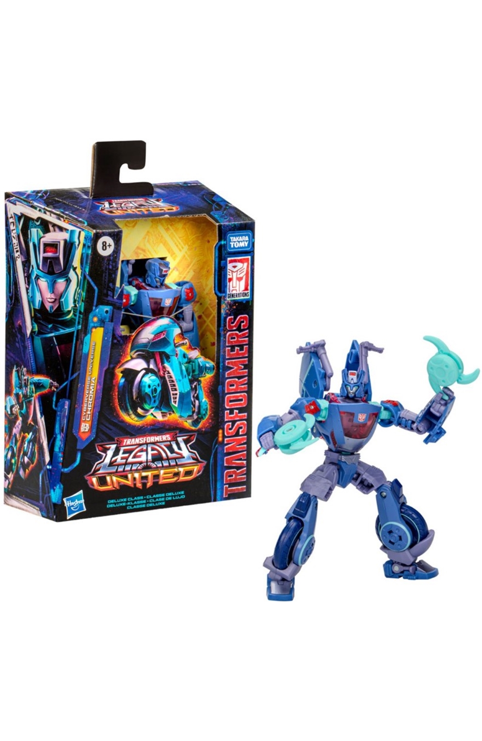 Transformers Generations Legacy United Deluxe Cyberverse Universe Chromia Action Figure