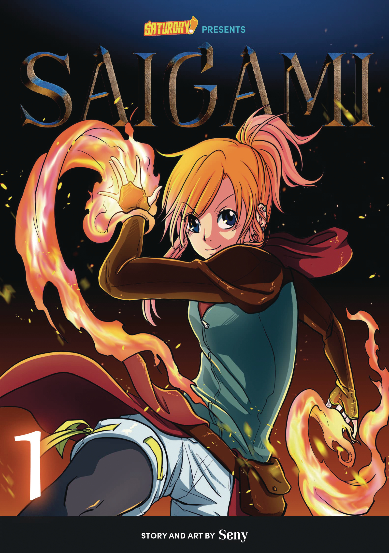 Saigami Graphic Novel Volume 1 Re Birth by Flame