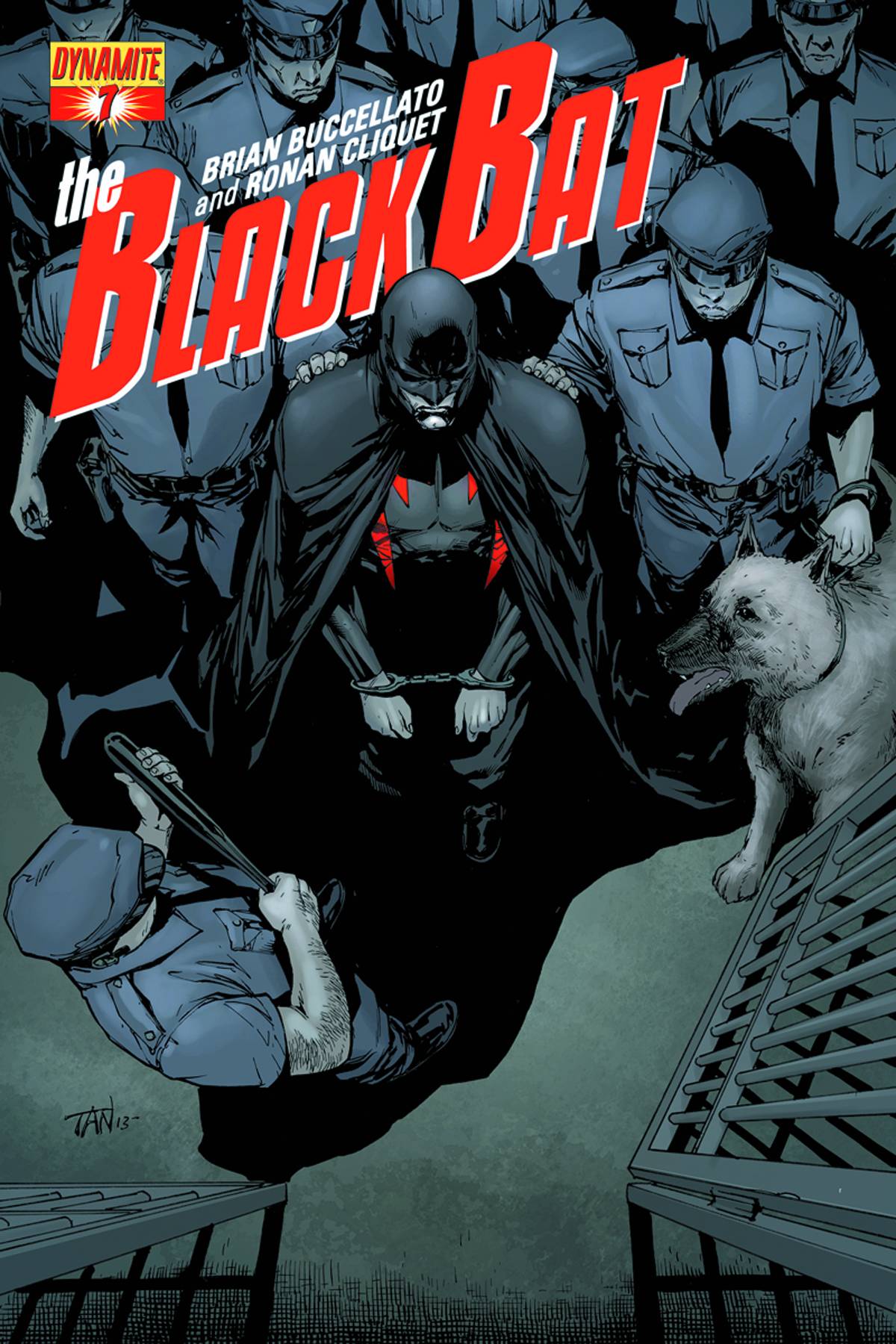 Black Bat #7 Tan Subscription Cover