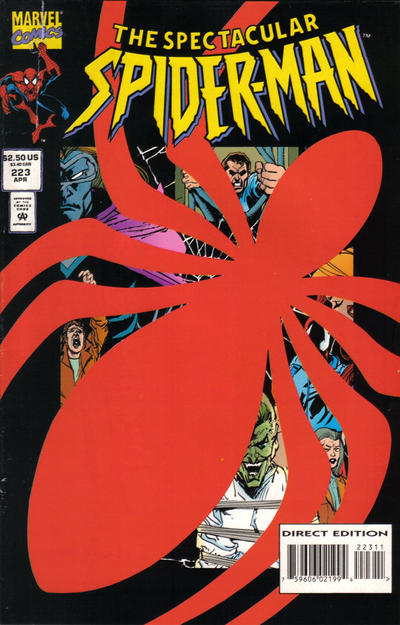 The Spectacular Spider-Man #223 [Direct Edition - Standard] Very Fine 