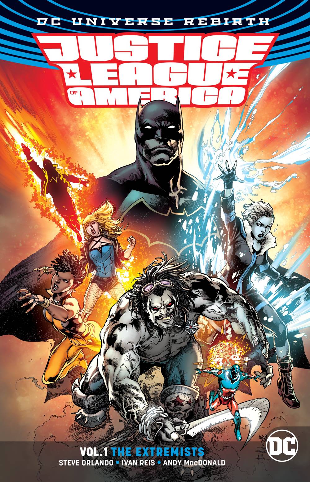 Justice League of America Graphic Novel Volume 1 The Extremists (Rebirth)