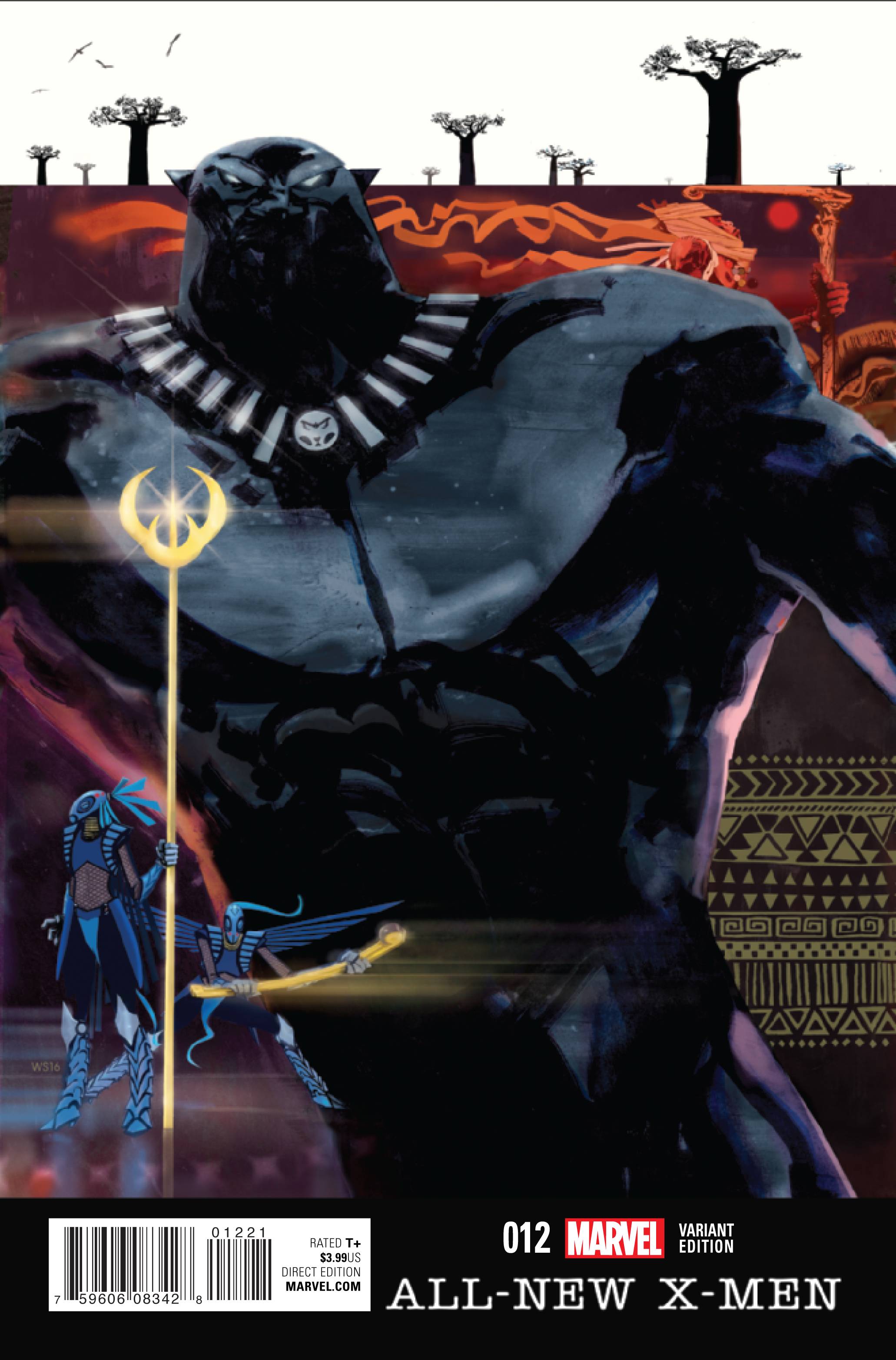All-New X-Men #12 (Santiago Black Panther Variant Variant) (2015)