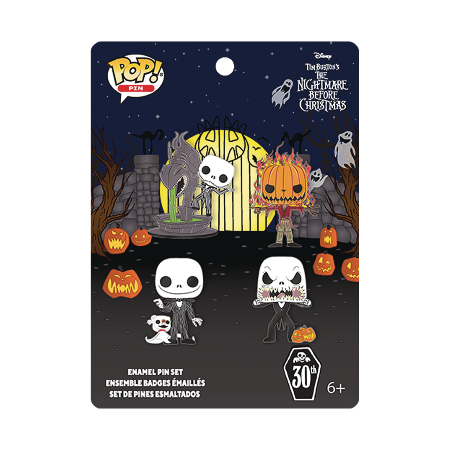 Funko LF Pin NBX this is Halloween 4-pack Pin Set