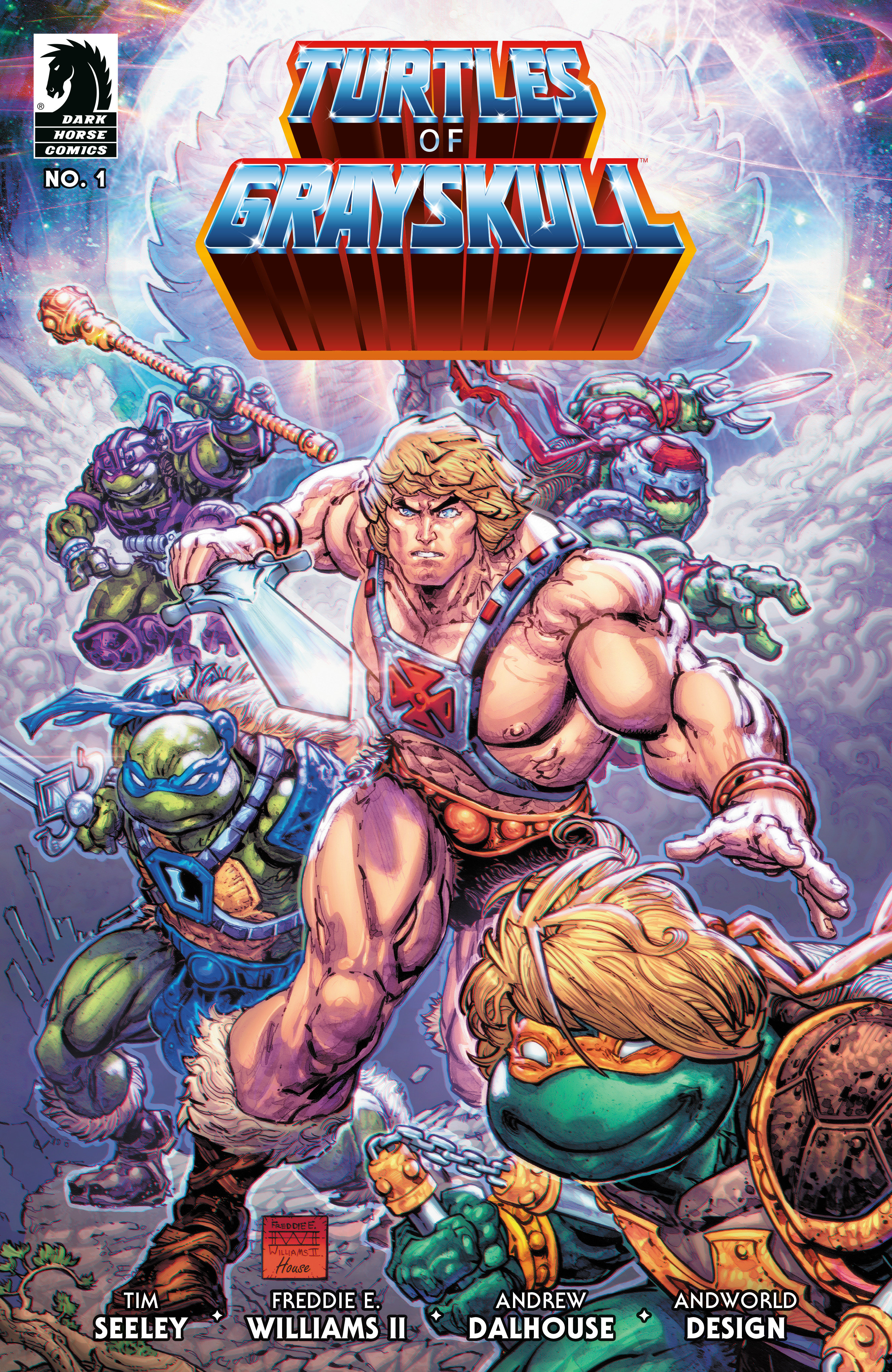 Masters of the Universe/Teenage Mutant Ninja Turtles: Turtles of Grayskull #1 Cover A (Freddie Williams II)