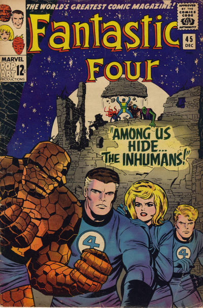 Fantastic Four Volume 1 # 45 Cgc Graded Fn+ 6.5