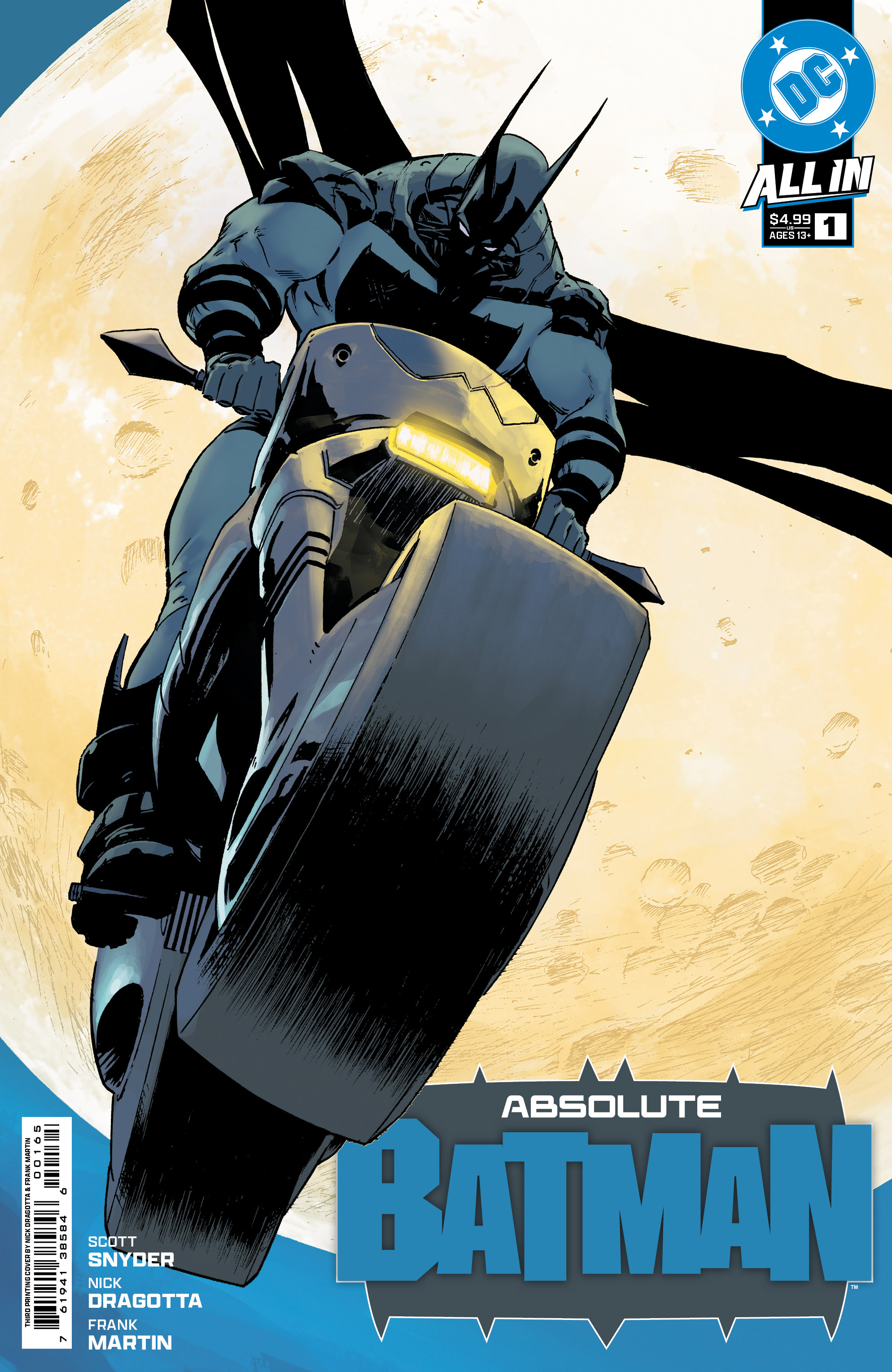 Absolute Batman #1 Third Printing Cover A Nick Dragotta