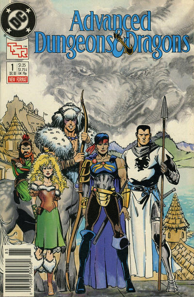 Advanced Dungeons & Dragons Comic Book #1 [Newsstand] - Vf-