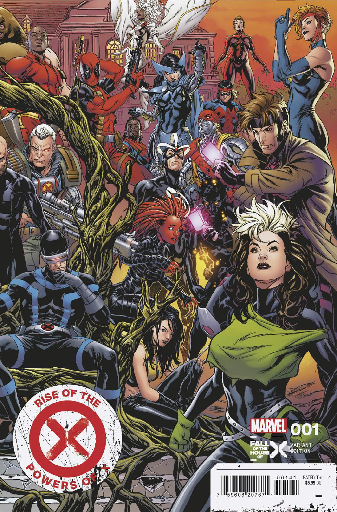 Rise of the Powers of X #1 Mark Brooks Connecting Variant