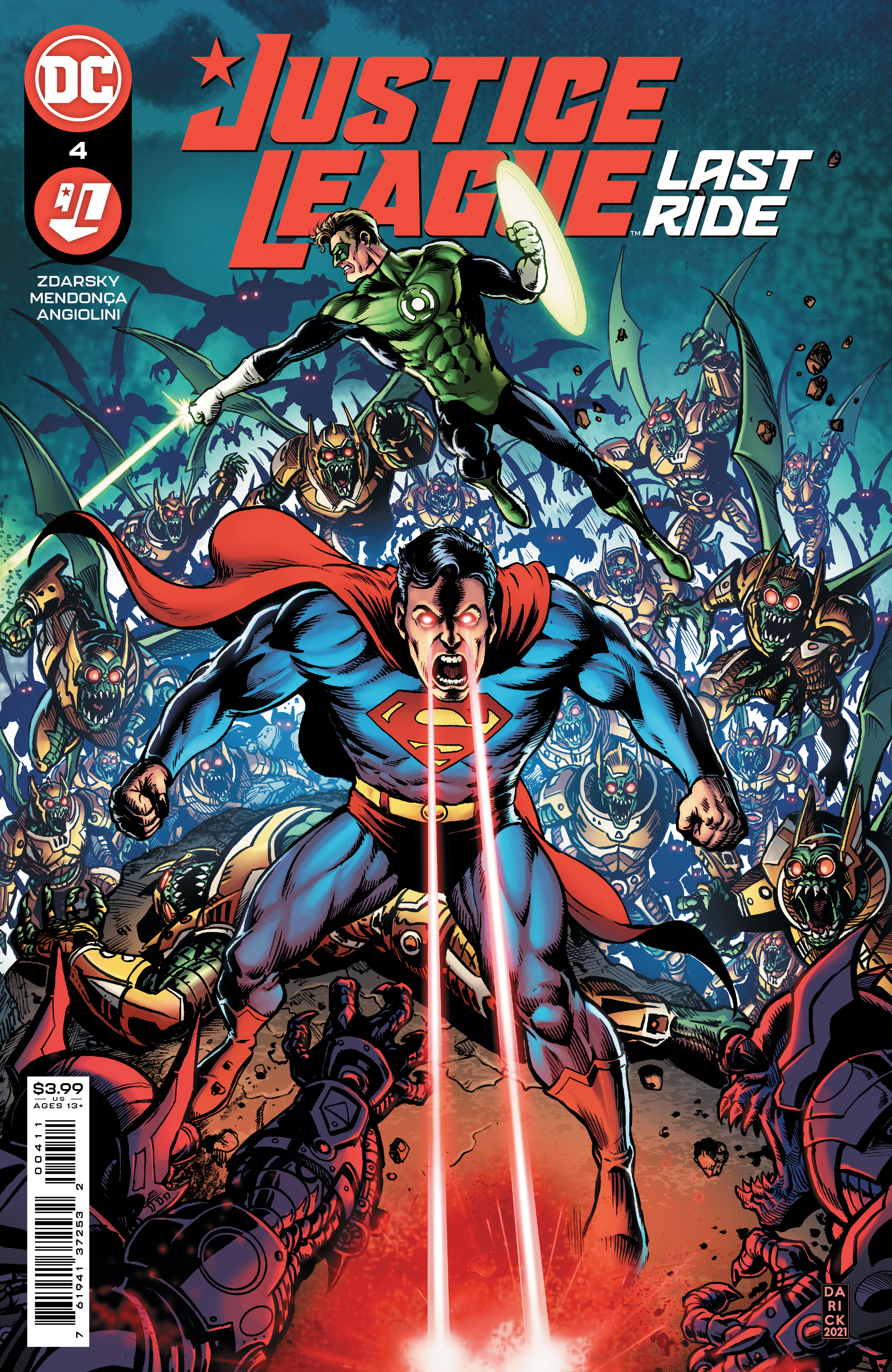 Justice League Last Ride #4 Cover A Darick Robertson (Of 7)