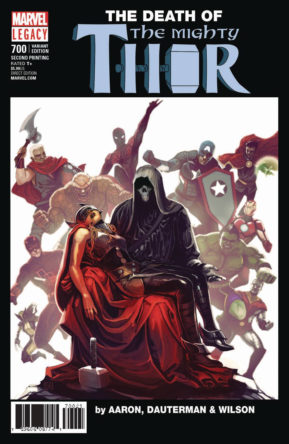 Mighty Thor #700 2nd Printing Hans Variant Legacy