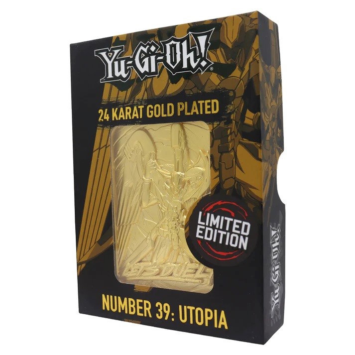 Yu-Gi-Oh! 24K Gold Plated Collectible - Number 30: Utopia