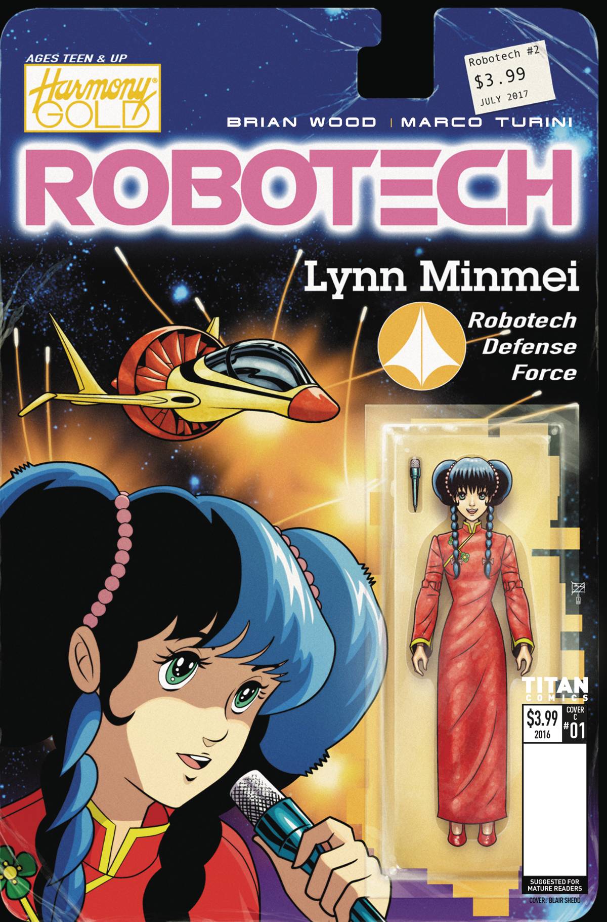 Robotech #2 Cover C Action Figure Variant