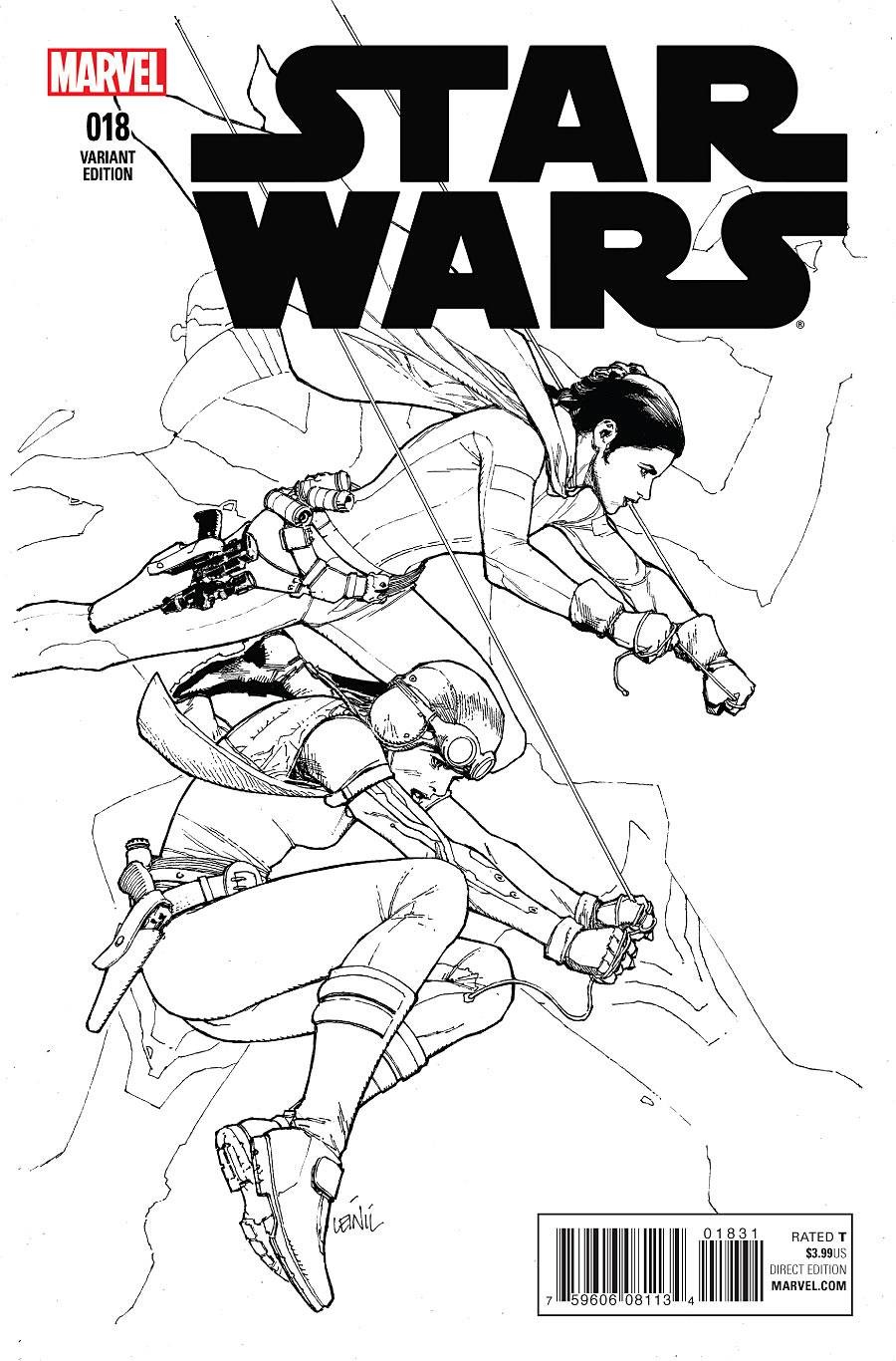 Star Wars #18 Yu Sketch Variant (2015)