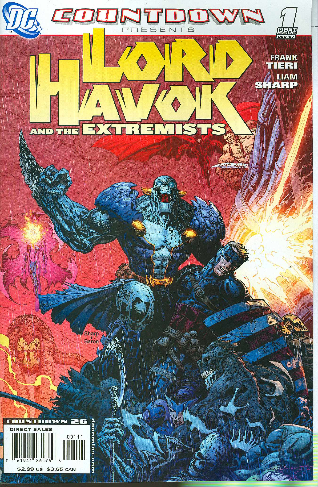 Countdown Lord Havok and the Extremists #1