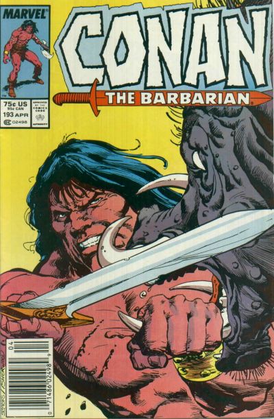 Conan The Barbarian #193 [Newsstand]-Fair (1.0 - 1.5)