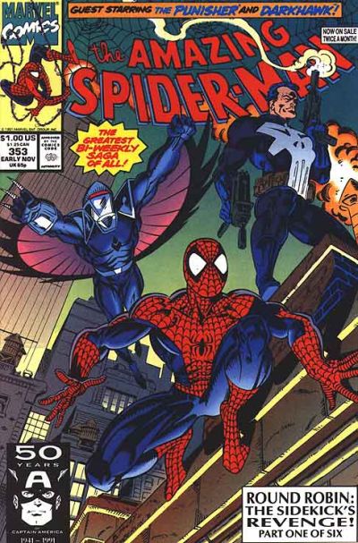 The Amazing Spider-Man #353 [Direct]-Fine (5.5 – 7)