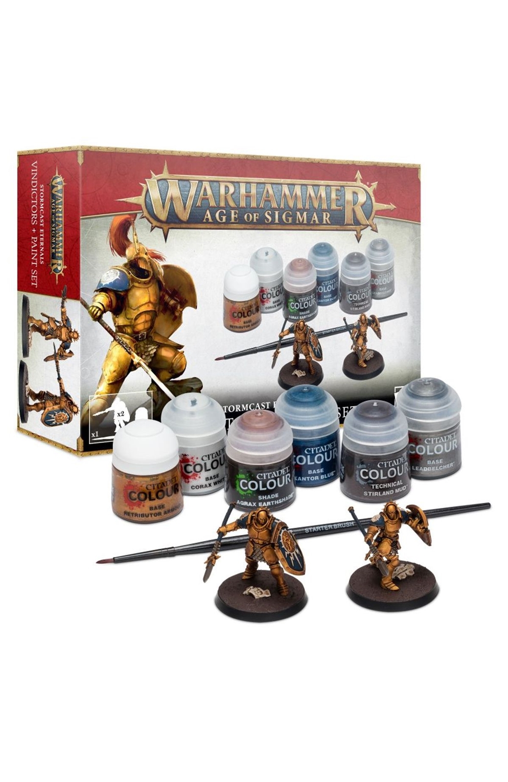 Warhammer Stormcast Eternals Vindictors + Paints Set